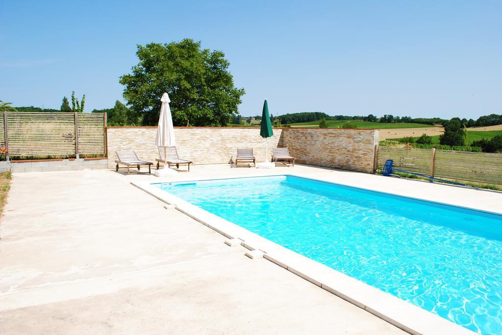 Les Foucauds Hotel Saint-Quentin-de-Caplong Buitenkant foto